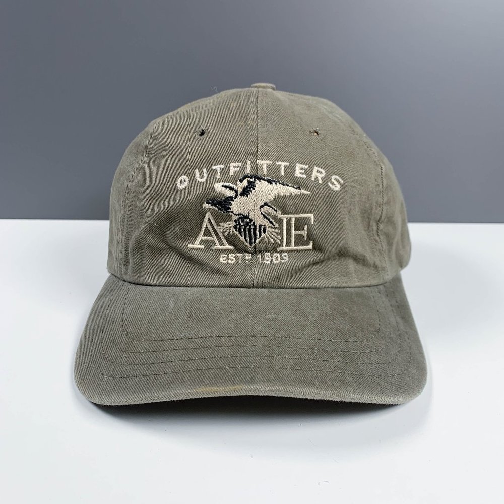 American Eagle Outfitters Adjustable Strap Vintage Stonewashed Green Hat